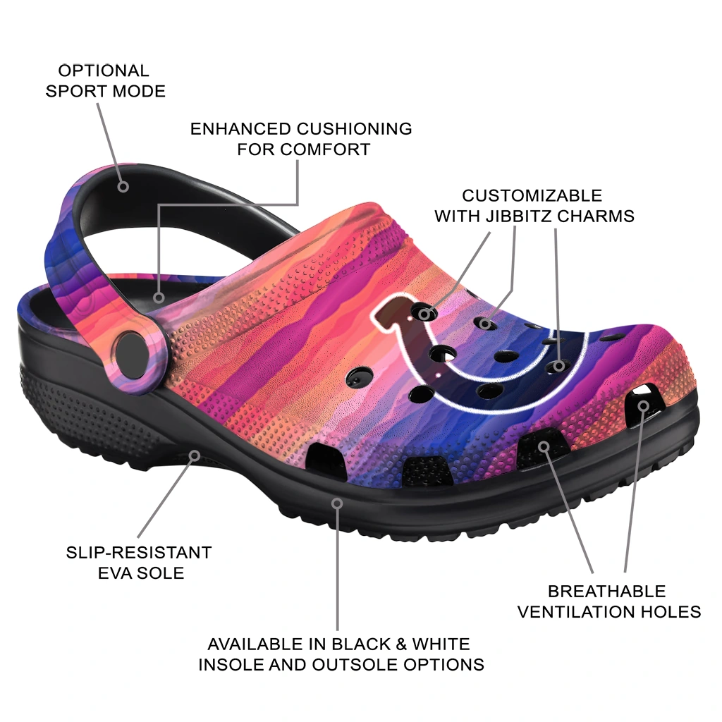customized indianapolis colts wavy stripes clogs new arrival customized indianapolis colts wavy stripes clogs new arrival