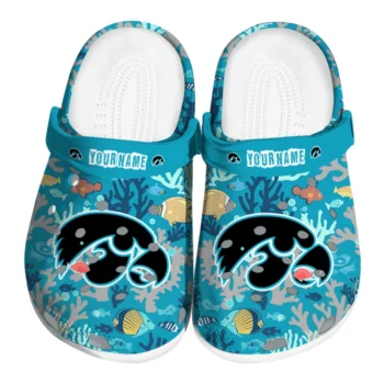 customized iowa hawkeyes tropical fish ocean clogs best selling