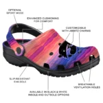 customized iowa hawkeyes wavy stripes clogs best selling