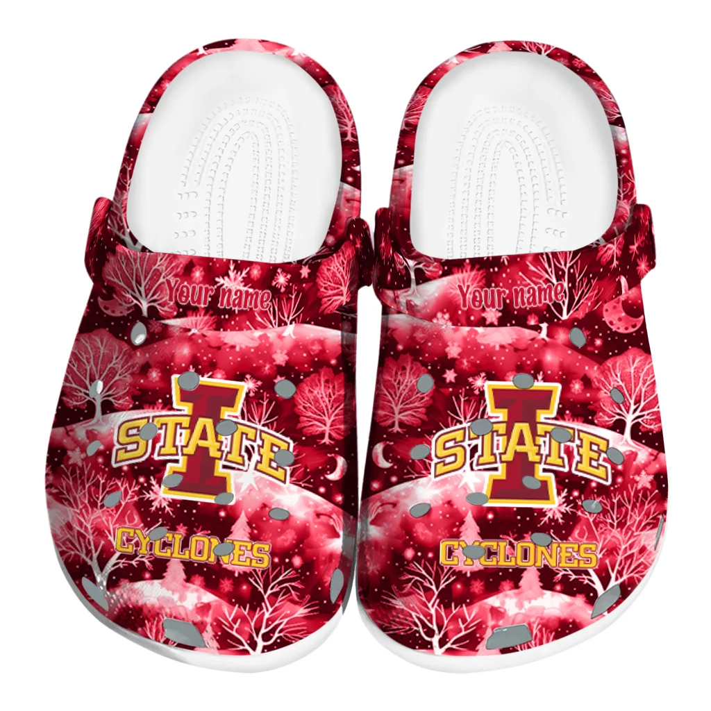 customized iowa state cyclones snowy hills clogs best selling customized iowa state cyclones snowy hills clogs best selling