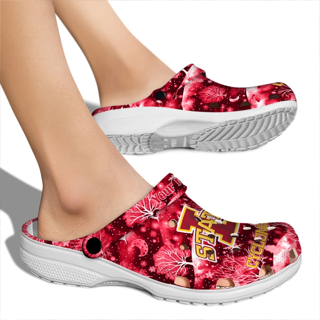 customized iowa state cyclones snowy hills clogs fashion forward customized iowa state cyclones snowy hills clogs fashion forward