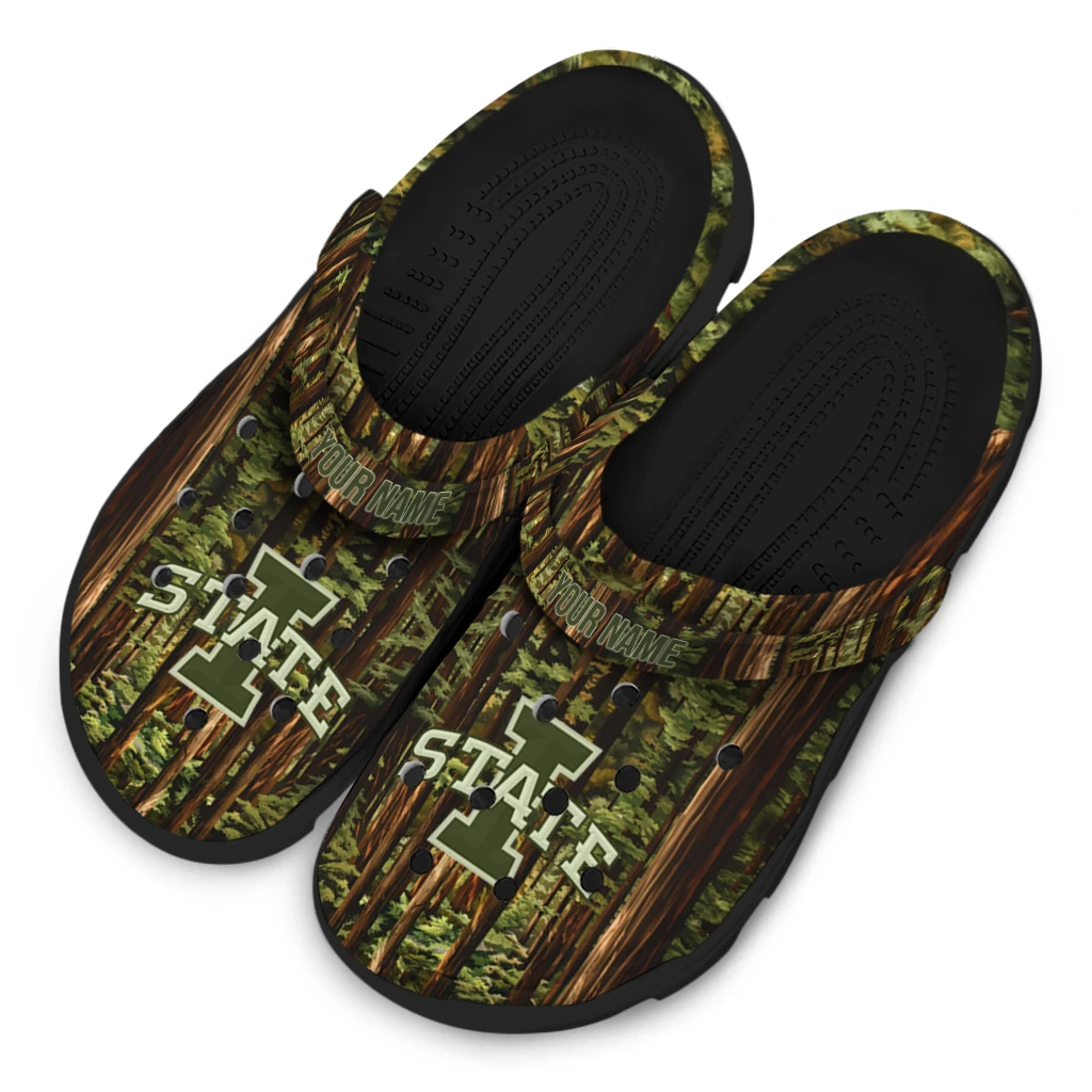 customized iowa state cyclones woods forest designs clogs latest model customized iowa state cyclones woods forest designs clogs latest model