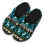 customized jacksonville jaguars christmas motif clogs best selling