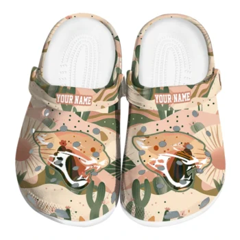 customized jacksonville jaguars desert cactus pattern clogs best selling