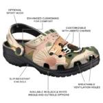 customized jacksonville jaguars desert cactus pattern clogs best selling