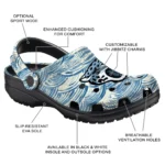customized jacksonville jaguars sea swirls clogs best selling