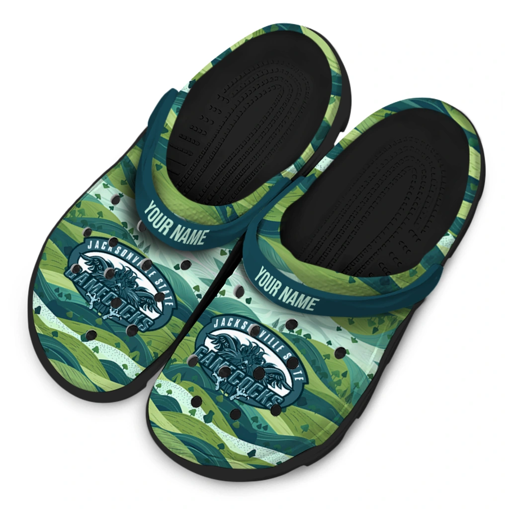 customized jacksonville state gamecocks hills illustration clogs latest model customized jacksonville state gamecocks hills illustration clogs latest model