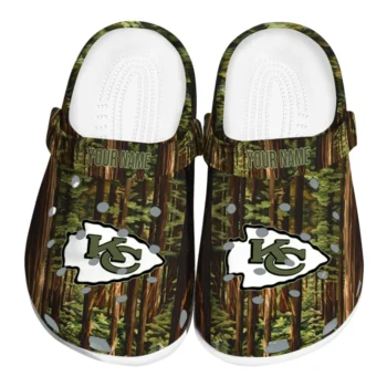 customized kansas city chiefs woods forest designs clogs best selling