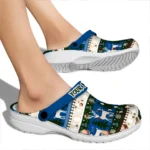 customized kansas city royals christmas motif clogs best selling