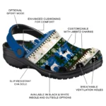 customized kansas city royals christmas motif clogs best selling