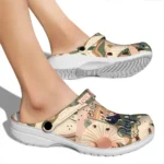 customized kansas city royals desert cactus pattern clogs best selling