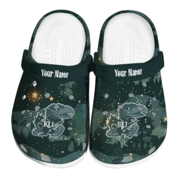 customized kansas jayhawks deer nightscape clogs best selling