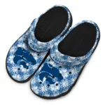 customized kansas state wildcats snowflake mosaic clogs best selling