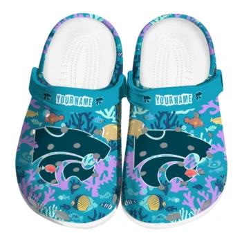 customized kansas state wildcats tropical fish ocean clogs best selling