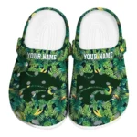 customized kansas state wildcats tropical leaves clogs best selling