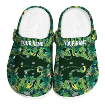 customized kansas state wildcats tropical leaves clogs best selling