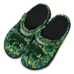 customized kansas state wildcats tropical leaves clogs best selling