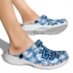 customized kennesaw state owls snowflake mosaic clogs best selling