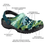 customized kent state golden flashes hills illustration clogs best selling