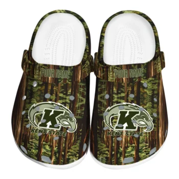 customized kent state golden flashes woods forest designs clogs best selling