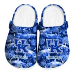customized kentucky wildcats snowy hills clogs best selling