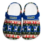 customized la tech christmas motif clogs best selling