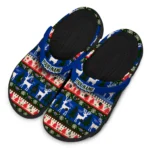 customized la tech christmas motif clogs best selling
