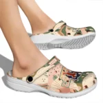customized la tech desert cactus pattern clogs best selling