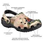 customized la tech desert cactus pattern clogs best selling