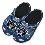 customized las vegas raiders wave flow clogs best selling