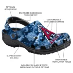 customized los angeles angels snowy hills clogs best selling