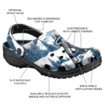 customized los angeles angels snowy mountains clogs best selling
