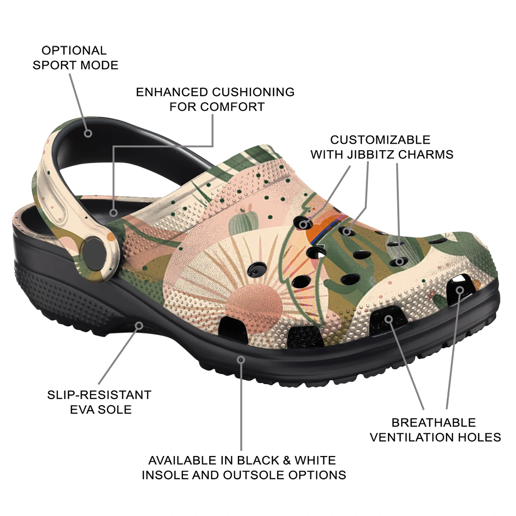 customized los angeles chargers desert cactus pattern clogs new arrival customized los angeles chargers desert cactus pattern clogs new arrival