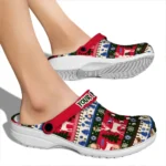 customized los angeles clippers christmas motif clogs best selling