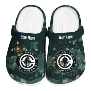 customized los angeles clippers deer nightscape clogs best selling