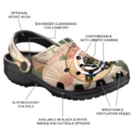 customized los angeles clippers desert cactus pattern clogs best selling