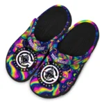 customized los angeles clippers swirling mushrooms clogs best selling