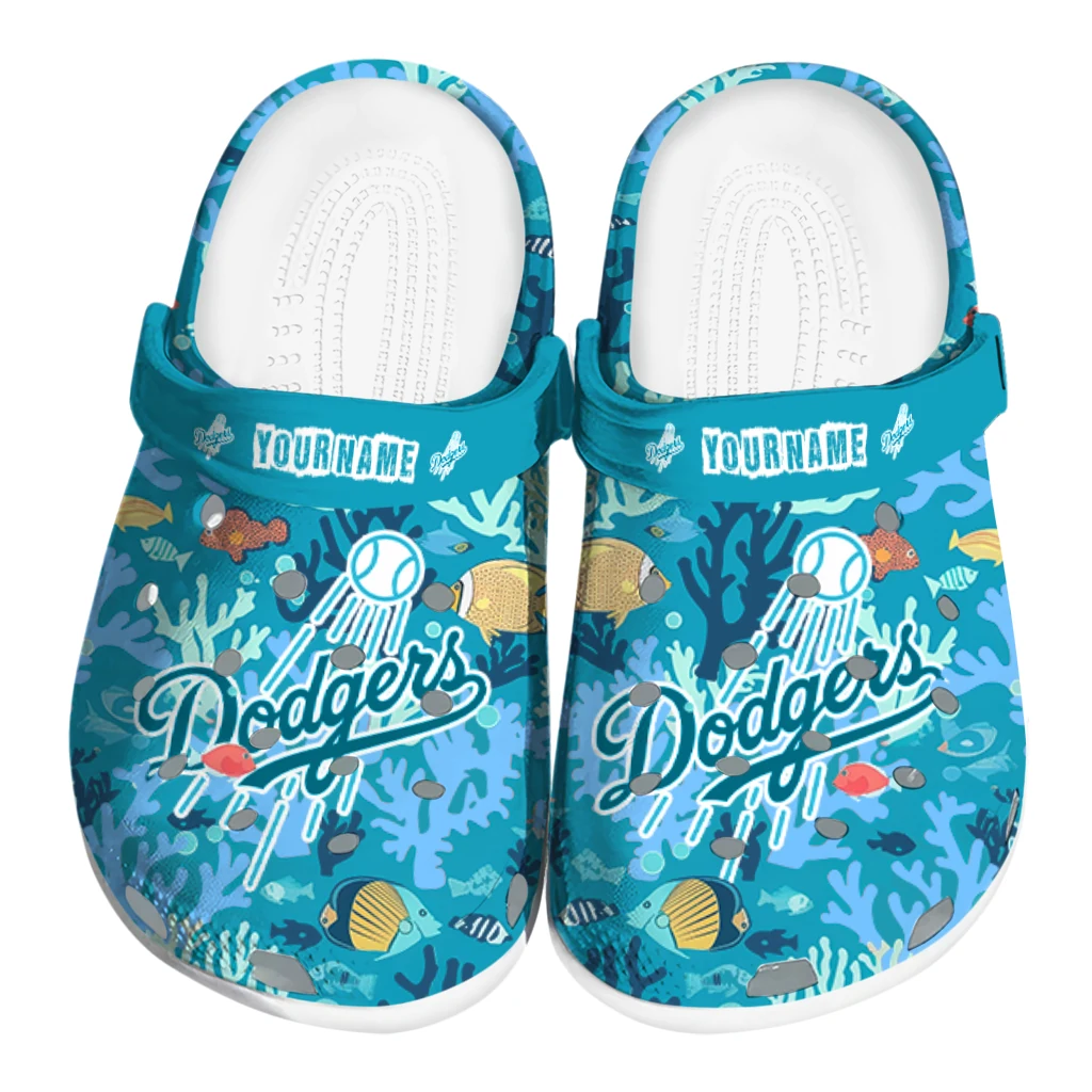 customized los angeles dodgers tropical fish ocean clogs best selling customized los angeles dodgers tropical fish ocean clogs best selling