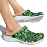 customized los angeles dodgers tropical leaves clogs best selling