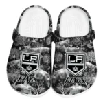 customized los angeles kings snowy hills clogs best selling