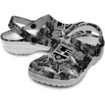 customized los angeles kings snowy hills clogs best selling