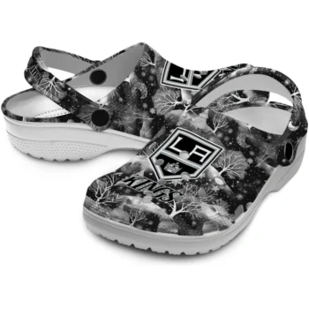 customized los angeles kings snowy hills clogs high quality