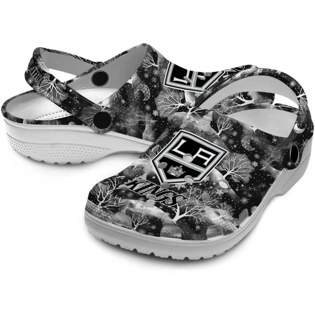 customized los angeles kings snowy hills clogs high quality customized los angeles kings snowy hills clogs high quality