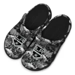 customized los angeles kings snowy hills clogs best selling