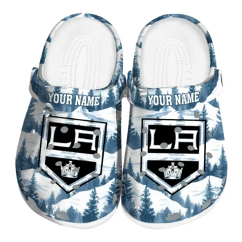 customized los angeles kings snowy mountains clogs best selling
