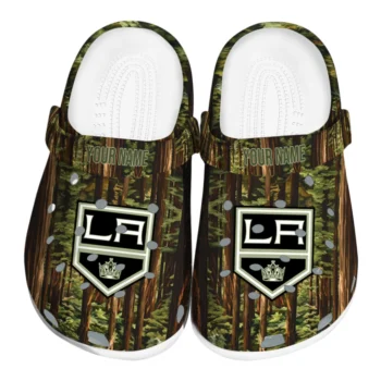 customized los angeles kings woods forest designs clogs best selling