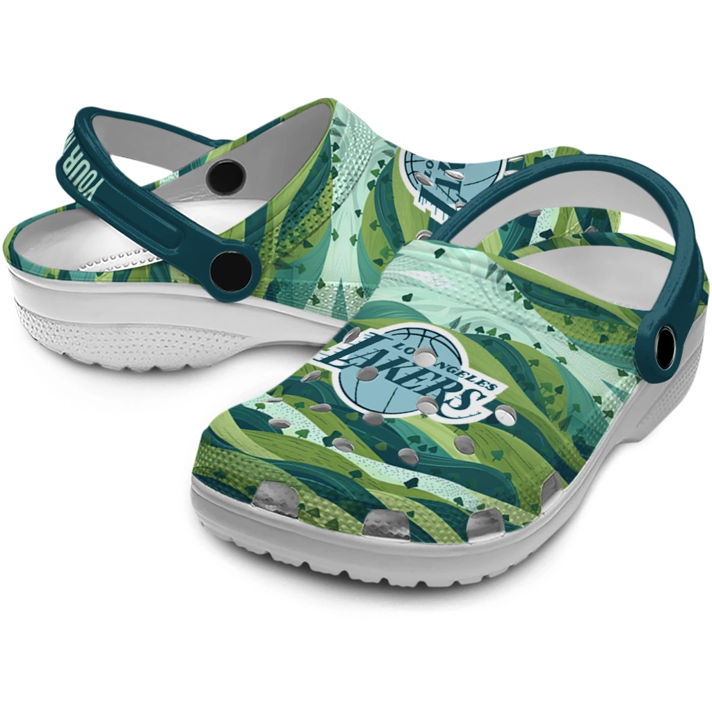 customized los angeles lakers hills illustration clogs high quality customized los angeles lakers hills illustration clogs high quality