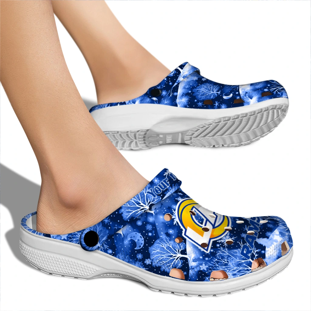 customized los angeles rams snowy hills clogs fashion forward customized los angeles rams snowy hills clogs fashion forward