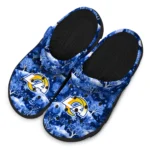 customized los angeles rams snowy hills clogs best selling