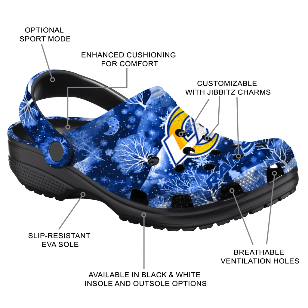customized los angeles rams snowy hills clogs new arrival customized los angeles rams snowy hills clogs new arrival